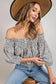 Smocked off the shoulder top - I Am Lilou Bloom