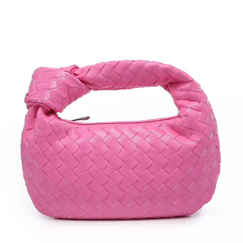 Croissant Knotted Woven Hobo Bag